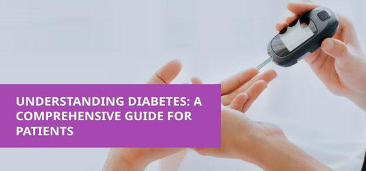 Person checking blood sugar with glucometer, diabetes guide, Phlox wellness support