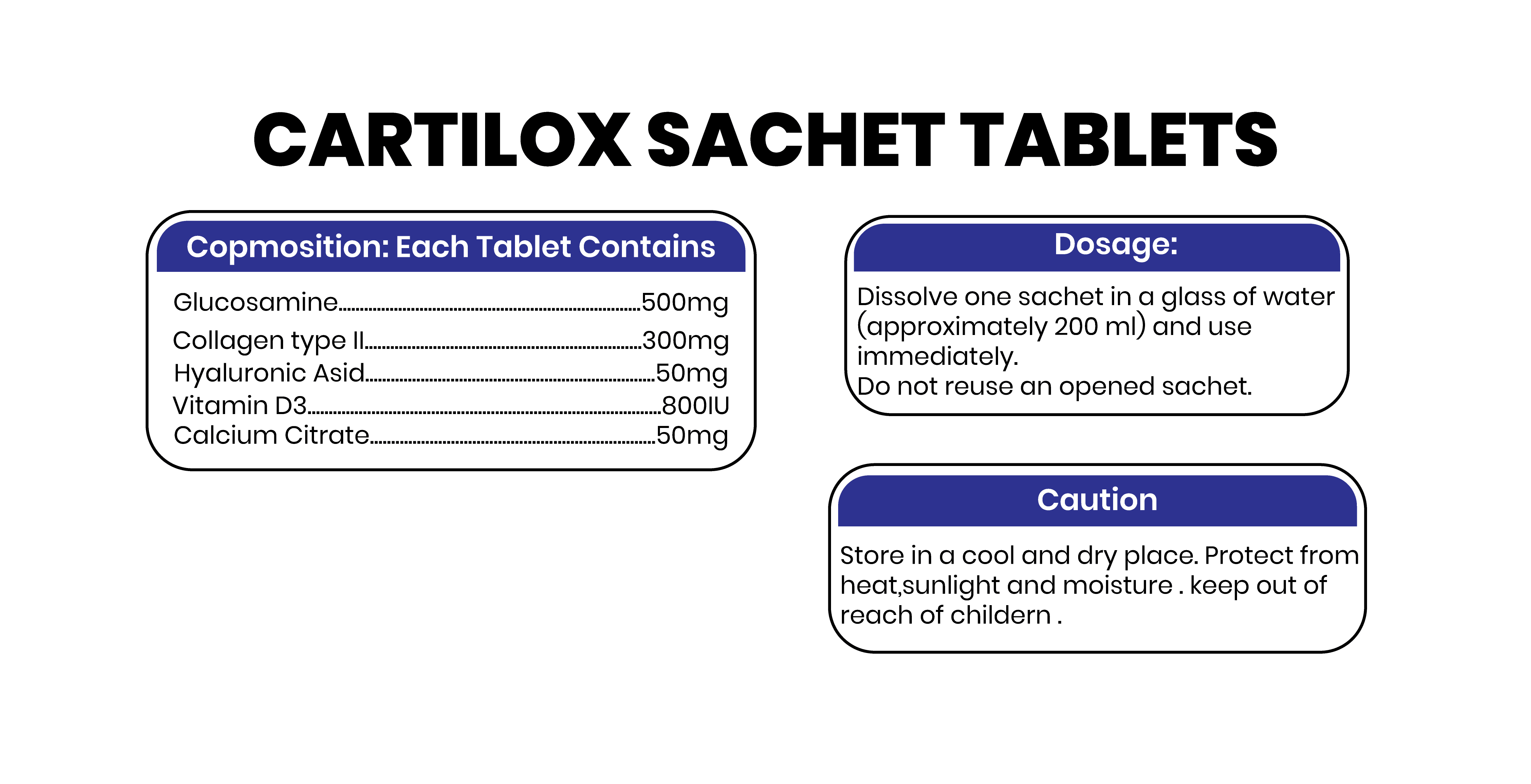 Cartilox Sachet Phlox Pharma